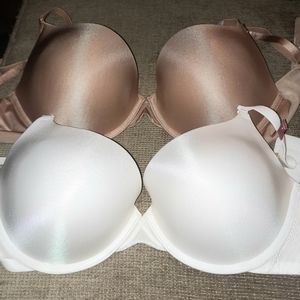 2x 38d Ambrielle Plunge Pushup Bras